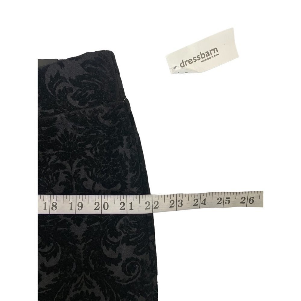 Roz & Ali Women’s Designed Black Pants - Picture 6 of 8